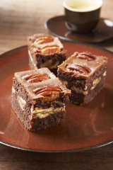 Brownie met Karamel en Pecannoten